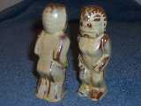 Tiki God shakers glazed desert gold